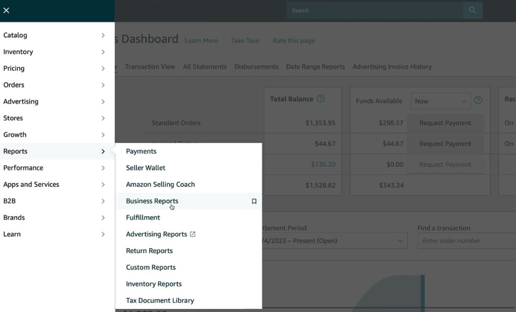 How to Access Business Reports in Amazon Seller Central