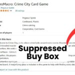 Amazon Suppressed Buy Box Example