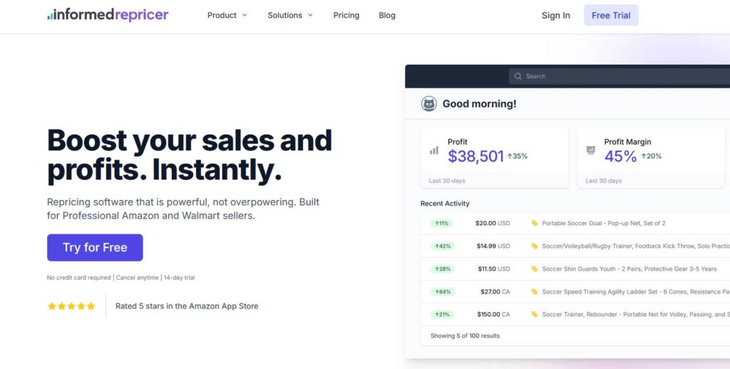 Informed Repricer Amazon Repricing Software Banner