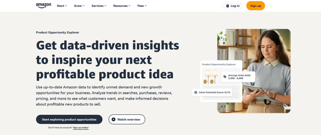 Amazon Free Keyword Research Product Opportunity Explorer