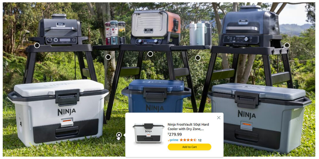 Amazon Storefront Shoppable Image Tile Example