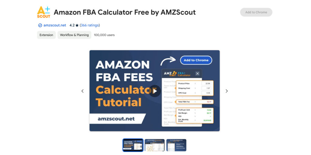 Free Amazon Product Research Tool Amazon FBA Calculator