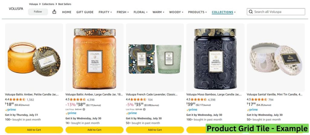 Product Grid Tile - Example