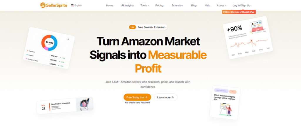 SellerSprite - Amazon Tools for Product Research