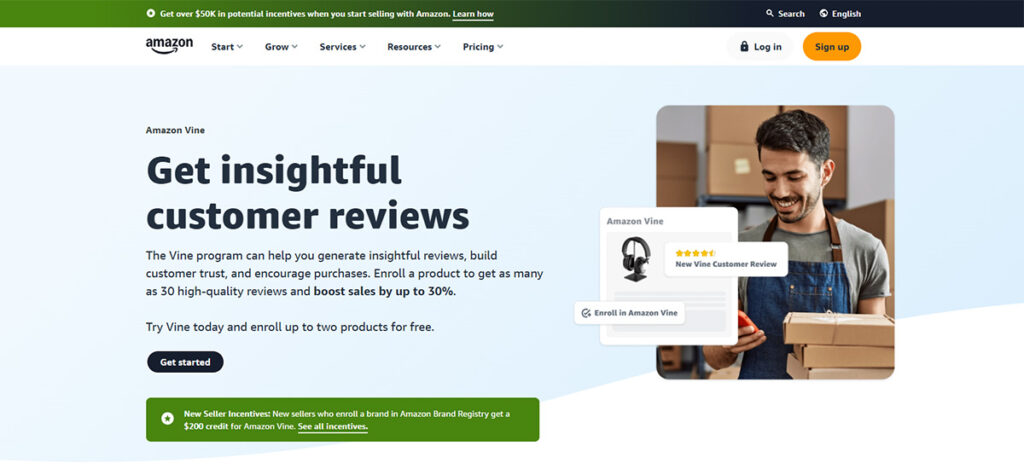 Amazon Vine  - Amazon Review Program