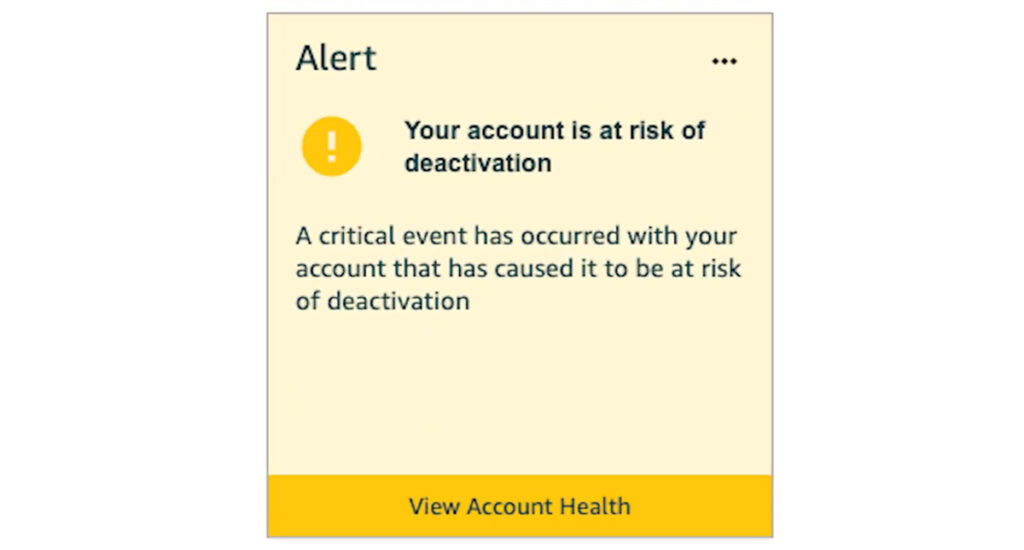 Amazon Order Defect Rate - Account Risk_