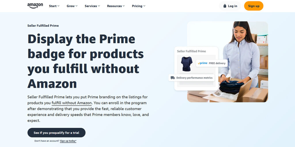 Amazon Seller Fulfilled Prime - Banner