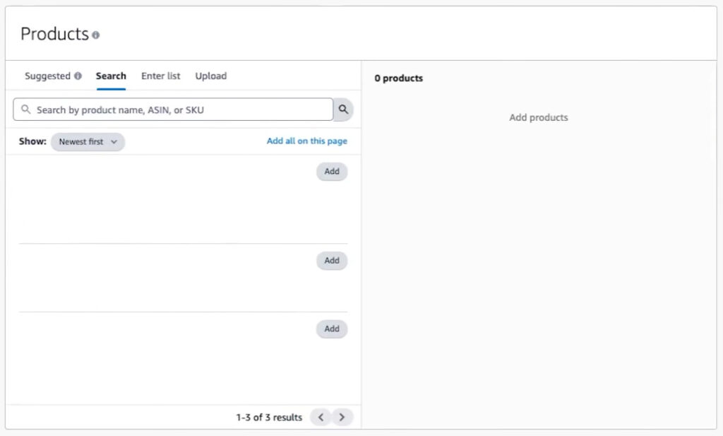 Amazon PPC - Sponsored Products Setup