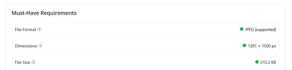Free Product Image Checker Tool - Main Requirements