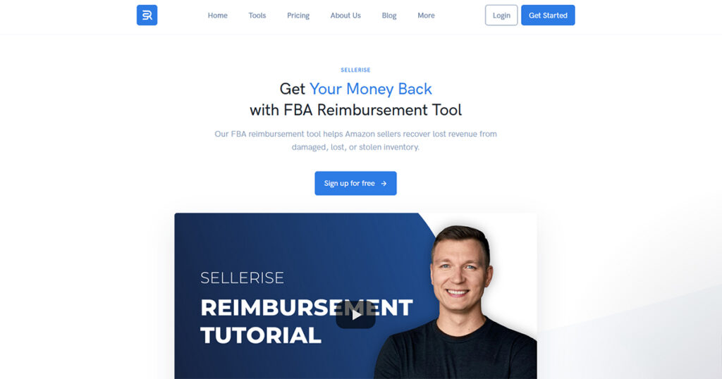 Amazon FBA Reimbursement Tool - Sellerise