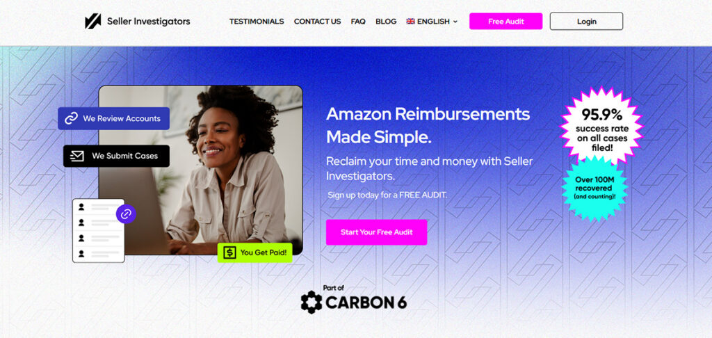 Seller Investigators FBA Reimbursement Software Banner